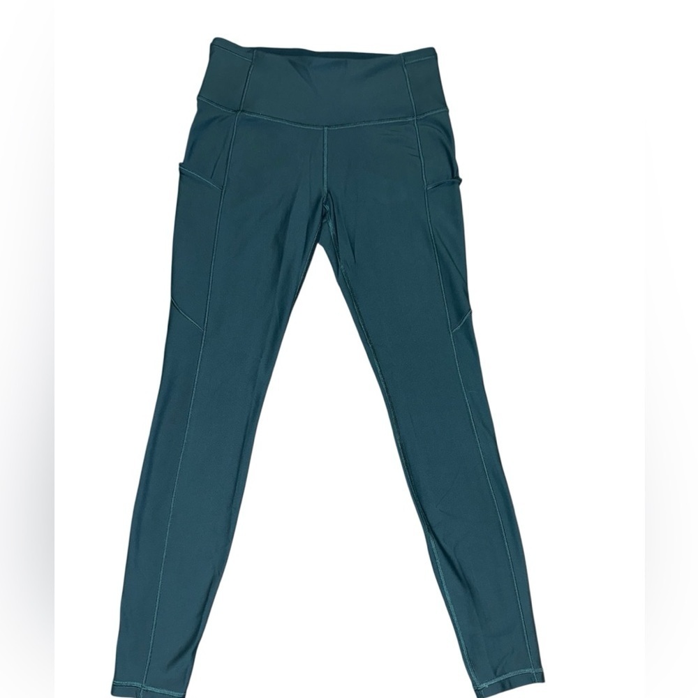 Teal Fleece Lined Lululemon Leggings